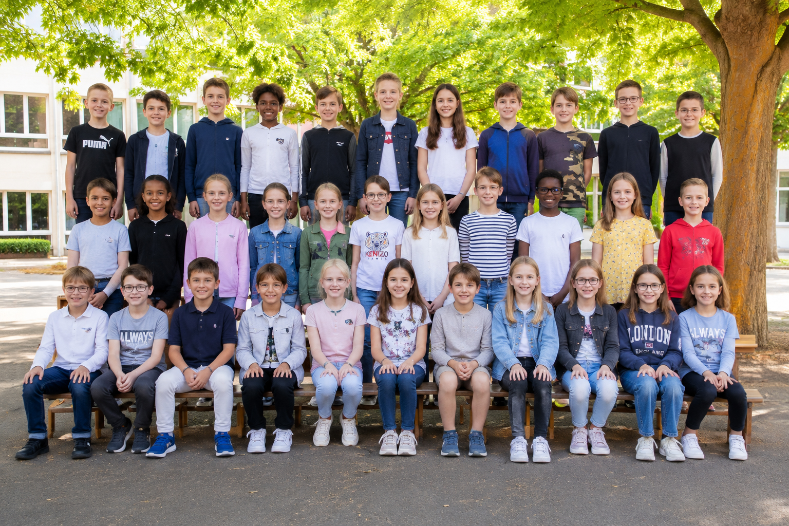 La photo de groupe classe "Classique" 15x23cm