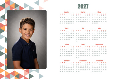 Calendrier 2027 H - Triangles