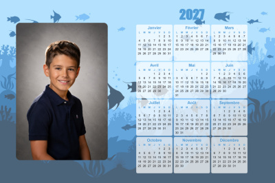 Calendrier 2027 H - Poissons