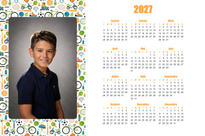 Calendrier 2027 H - Sport