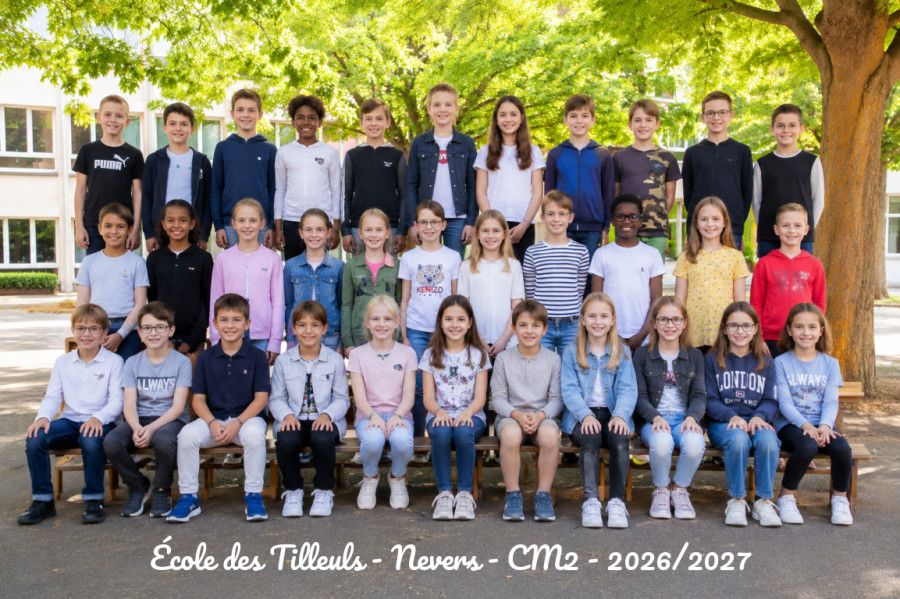 La photo de groupe 2 20x30cm avec nom