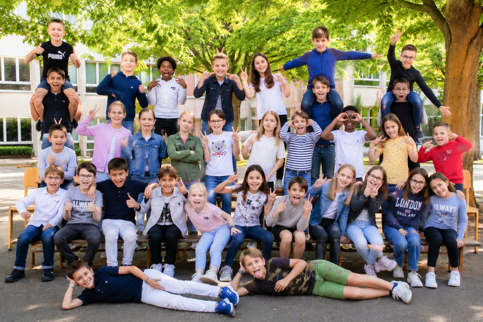 La photo de groupe 2 20x30cm